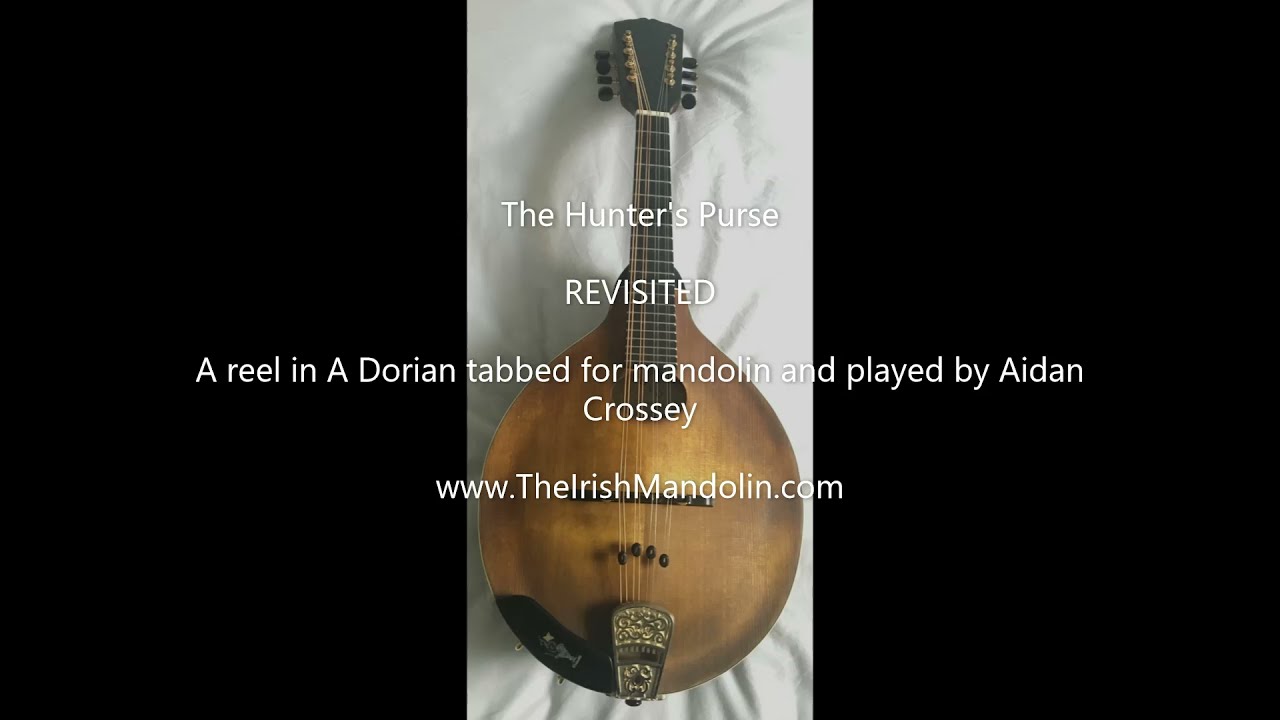 The Hunter's Purse REVISITED - a reel in A Dorian tabbed for mandolin and played by Aidan Crossey