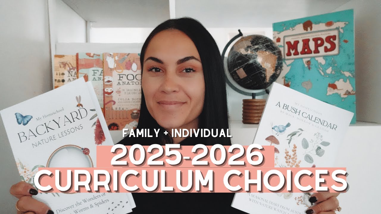 Homeschool Curriculum 2025-2026 | Kindy, Year 1, Year 2, Year 3 and Family Subjects