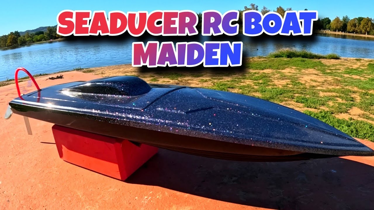 SEADUCER RC BOAT SD3 FE-30 MONO HULL MAIDEN 4 AND 6S TESTING 