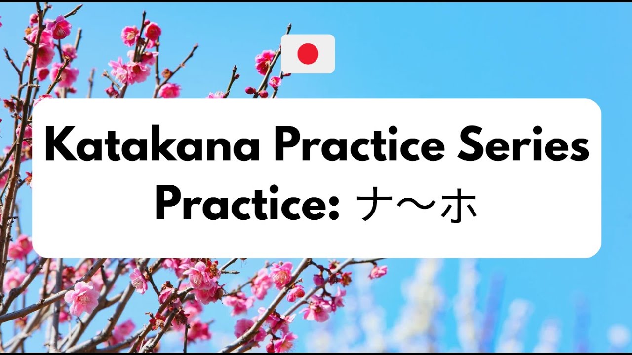 Katakana practice series ナ～ホ | Review & Guided Exercises