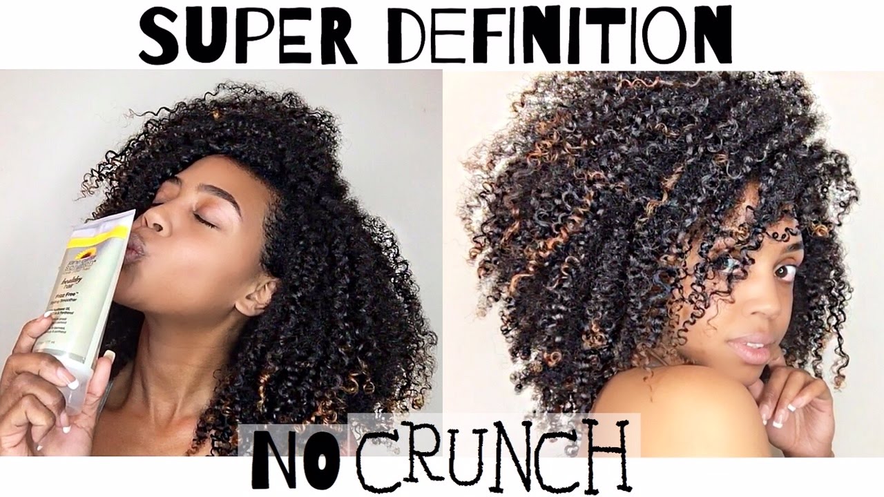 How-To Super Defined wash & Go with NO crunch!