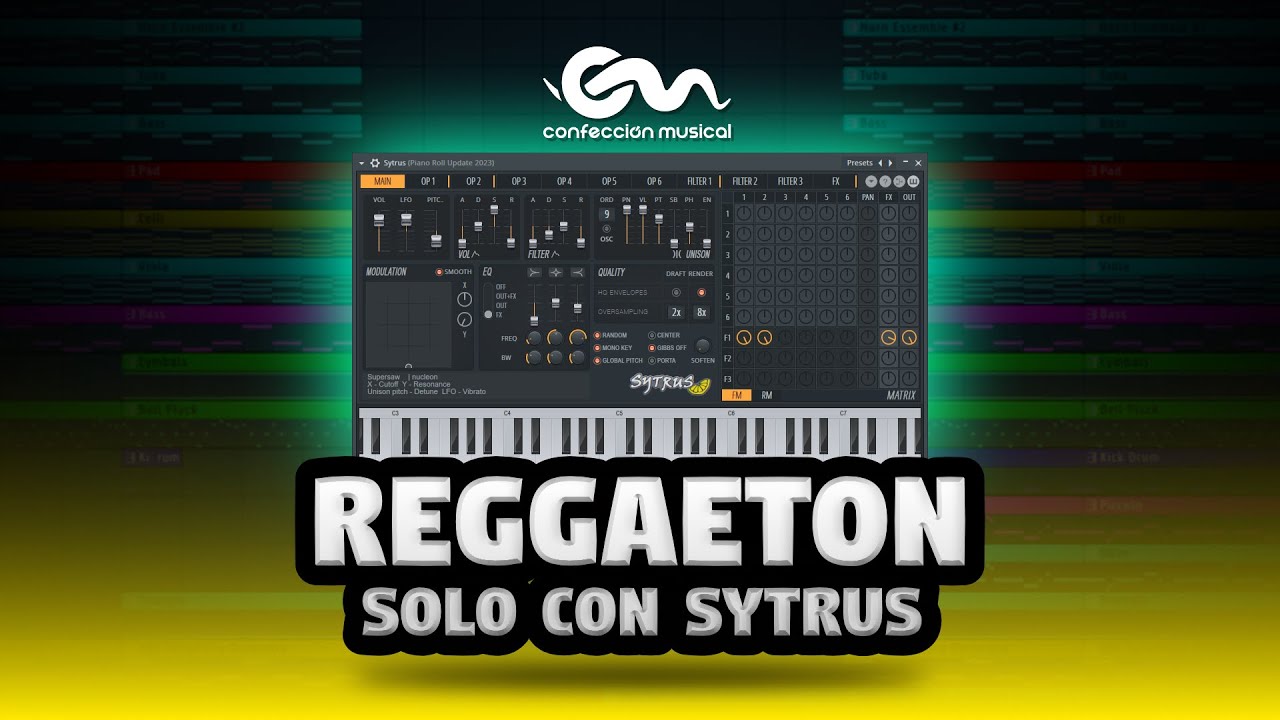 Como Hacer un Beat de Reggaeton en FL Studio 21 - Usando Solo Sytrus