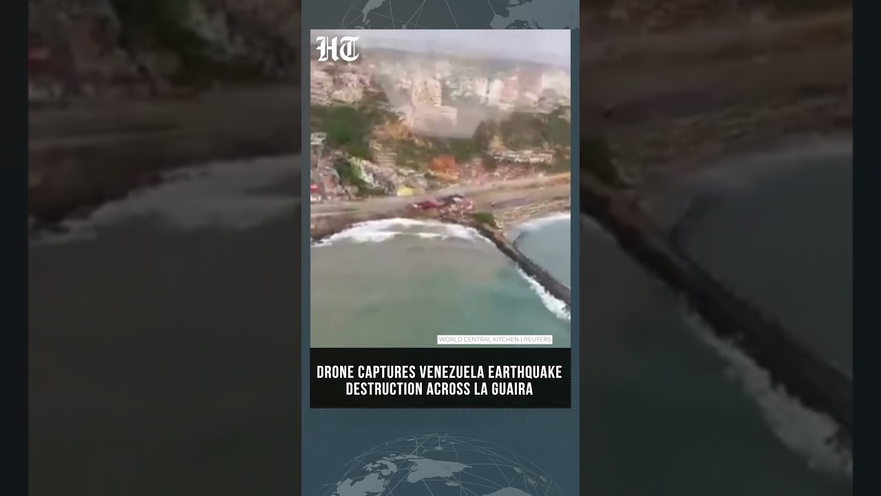 Venezuela Earthquake: Drone Footage Reveals Widespread Destruction Across La Guaira | #shorts