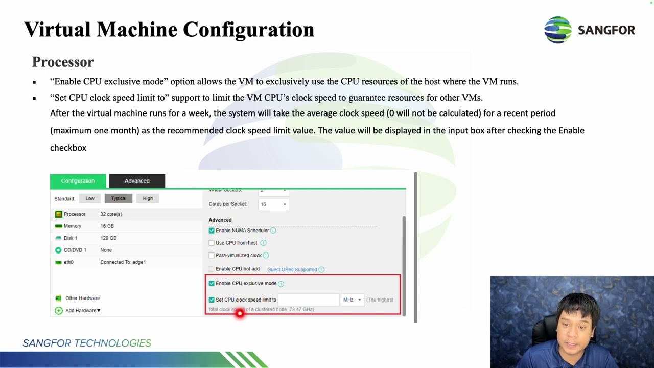 Sangfor HCI 6.8.0 Associate 2023 05 Virtual Machine Operation