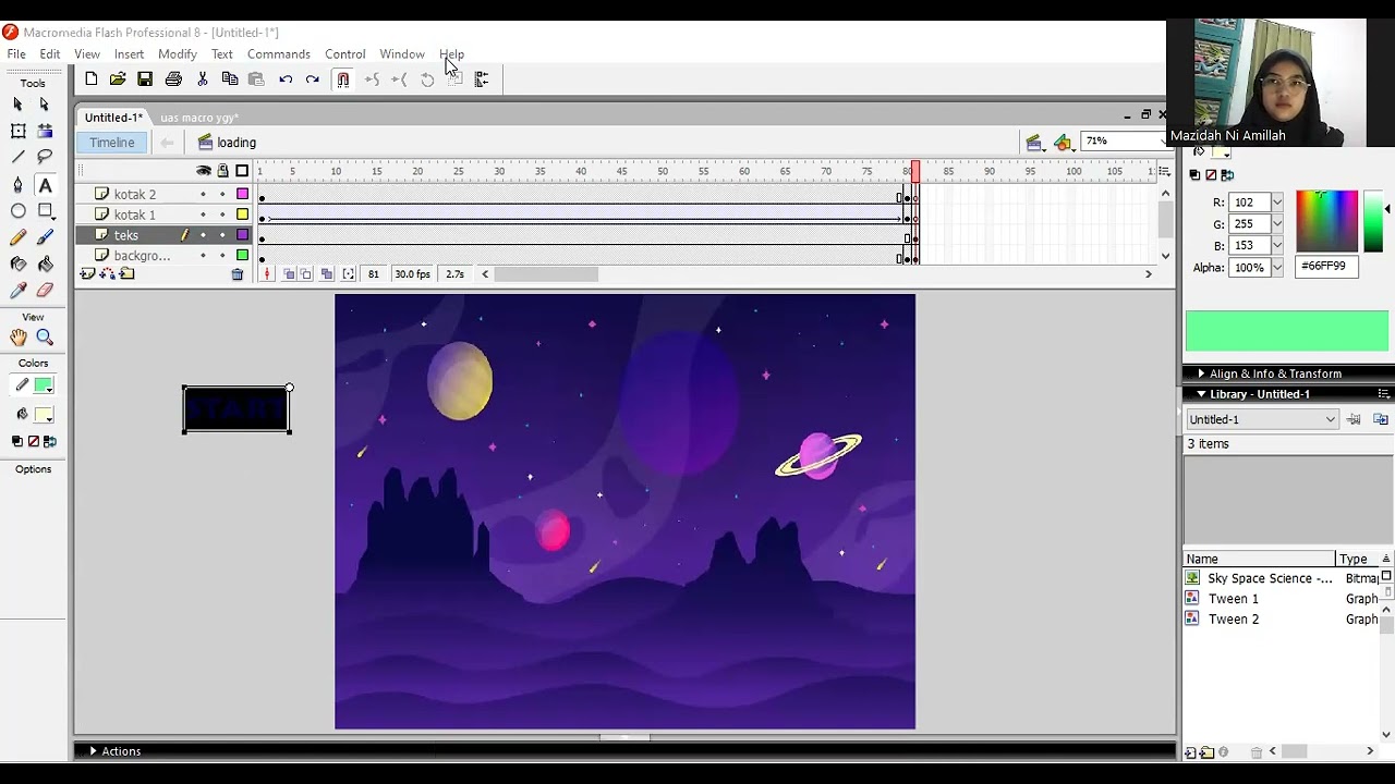 Tutorial Membuat Media Pembelajaran Interaktif Menggunakan Macromedia Flash 8