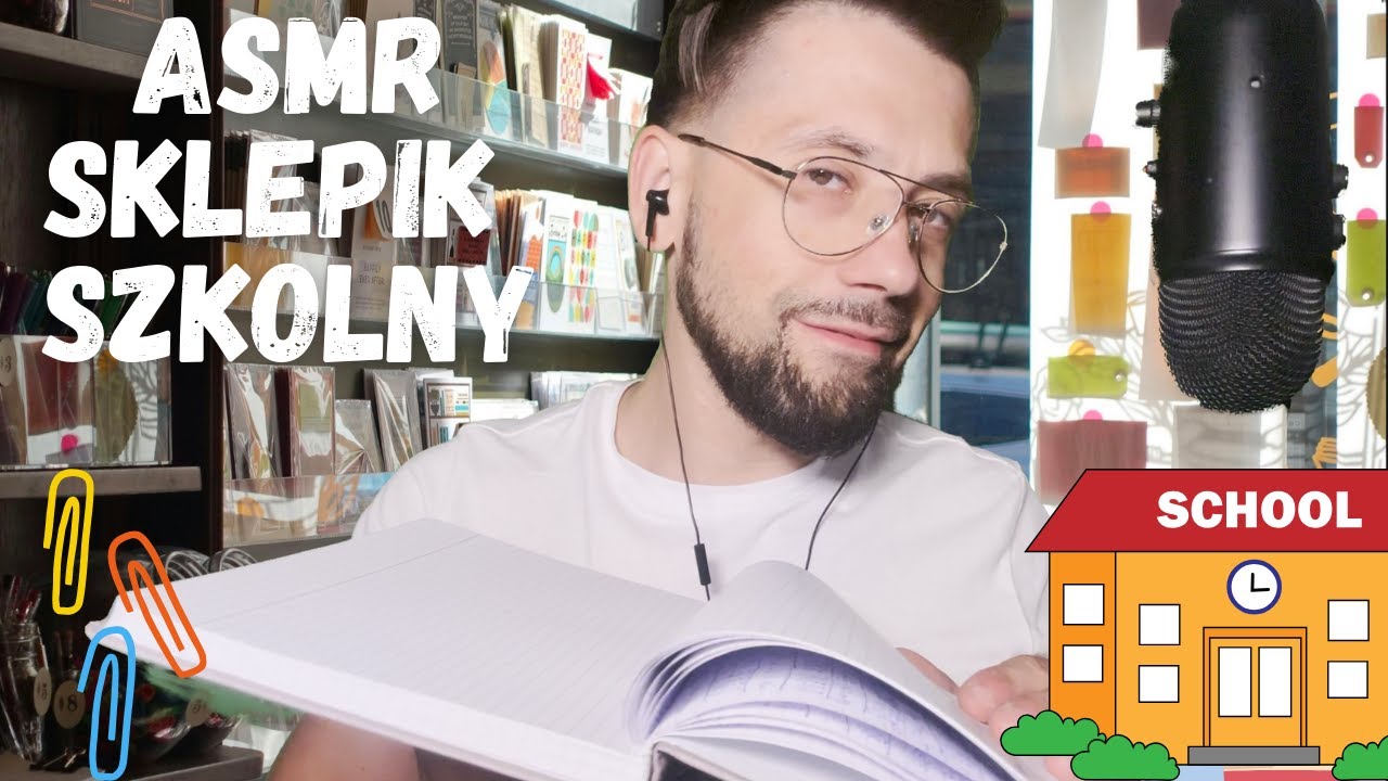 ASMR ✨ Sklepik z przyborami szkolnymi 📚🖊️ Back to School Roleplay | ASMR po polsku