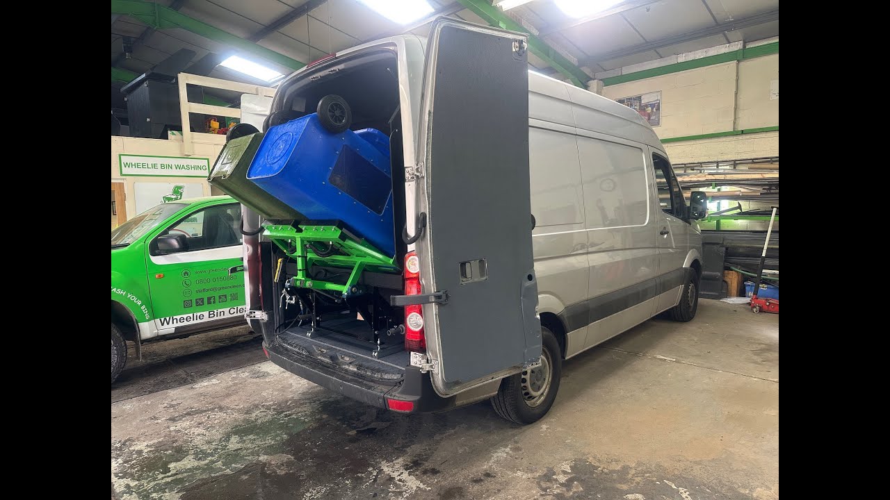 Duplex -Zer0° Van-Mounted Bin Washer