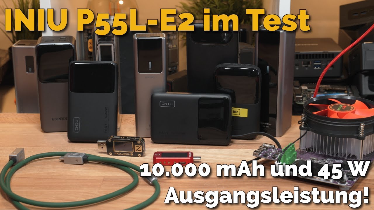 10.000 mAh und 45 W zum kleinen Preis? Die INIU P55L-E2 im Test