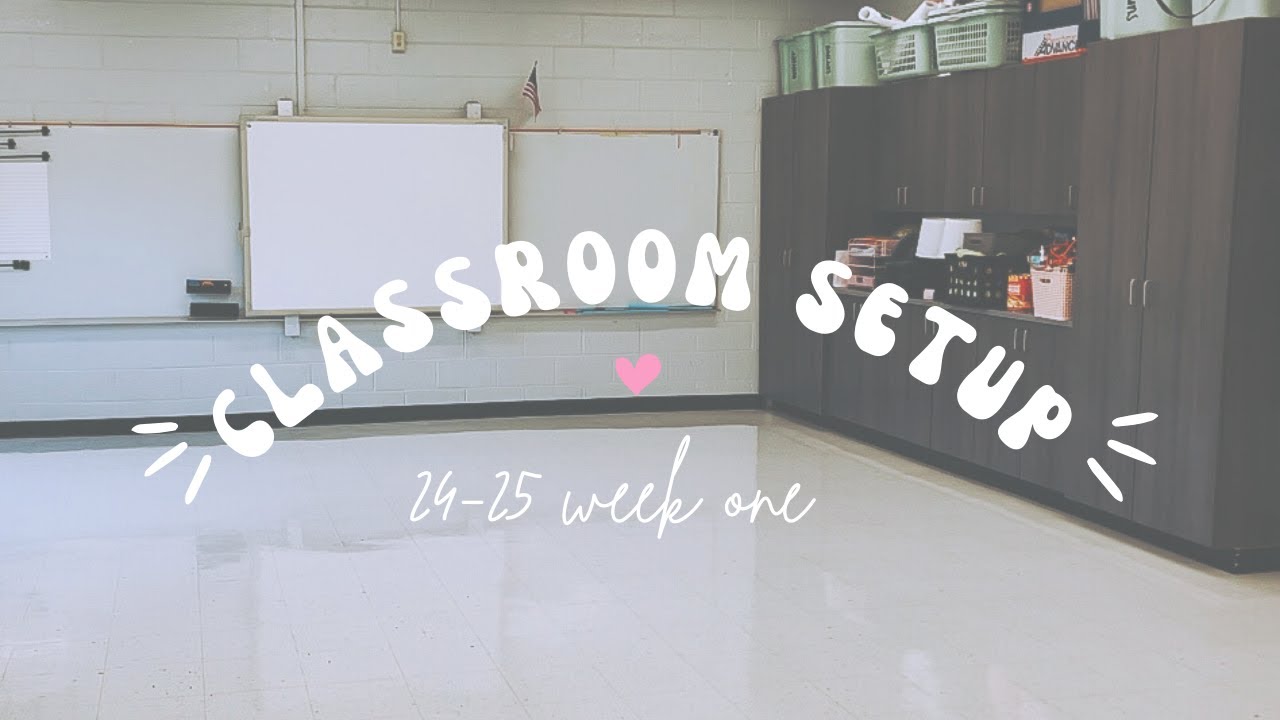 2024-2025 Classroom Setup - Part 1 | Fourth Grade Classroom Setup