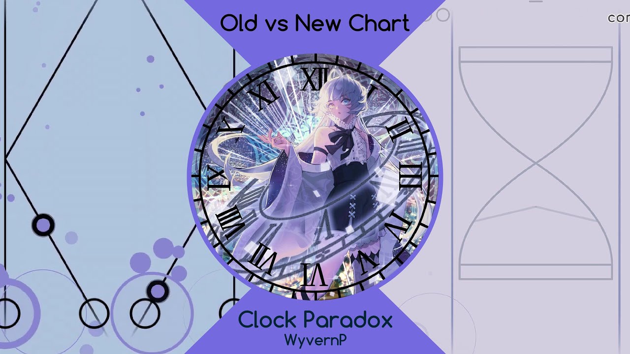 [Rizline] Clock Paradox Old vs New chart