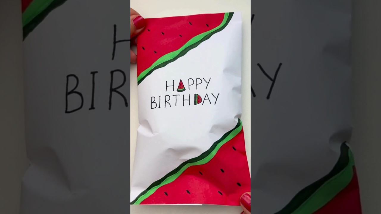 Крутые идеи для подарков на день рождения своими руками 🍉🥳#рукоделие #идеирукоделия