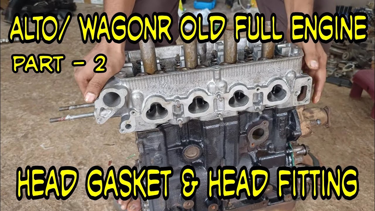 Alto,Wagonar Old Engine Rebuilt || Engine Head Installation Part-2