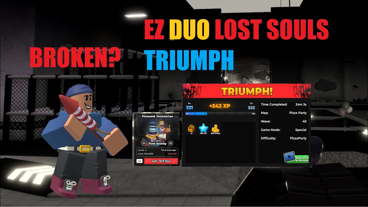 Best DUO lost souls strat with broken firework technician