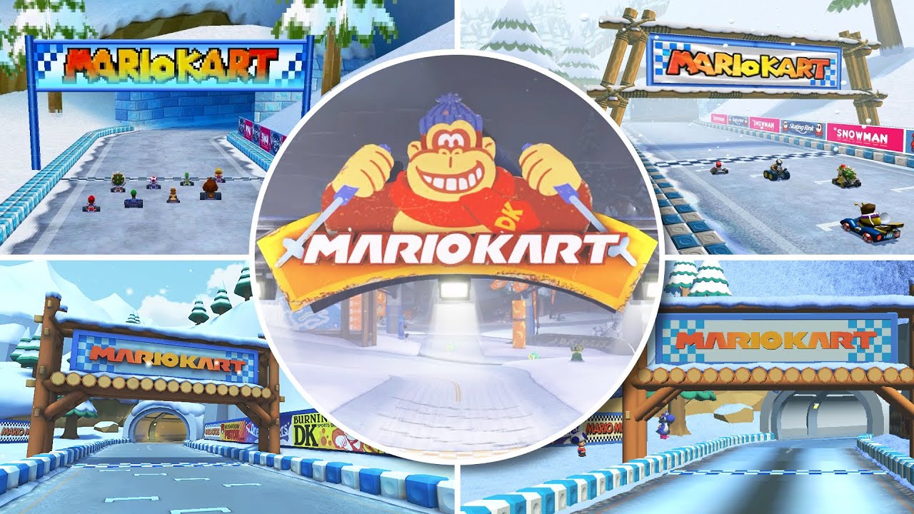 DK Pass Evolution in Mario Kart (2005 - 2025)