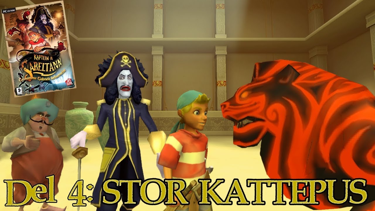 STOR KATTEPUS - Kaptein Sabeltann og Grusomme Gabriels Forbannelse PC Del 4 | Norsk Retrogaming