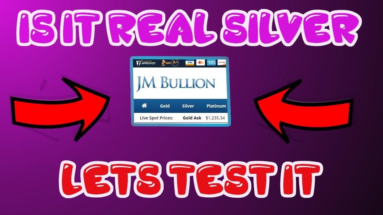 Is It Safe To Order Silver Online?  JMbullion.com  (Episode 1)