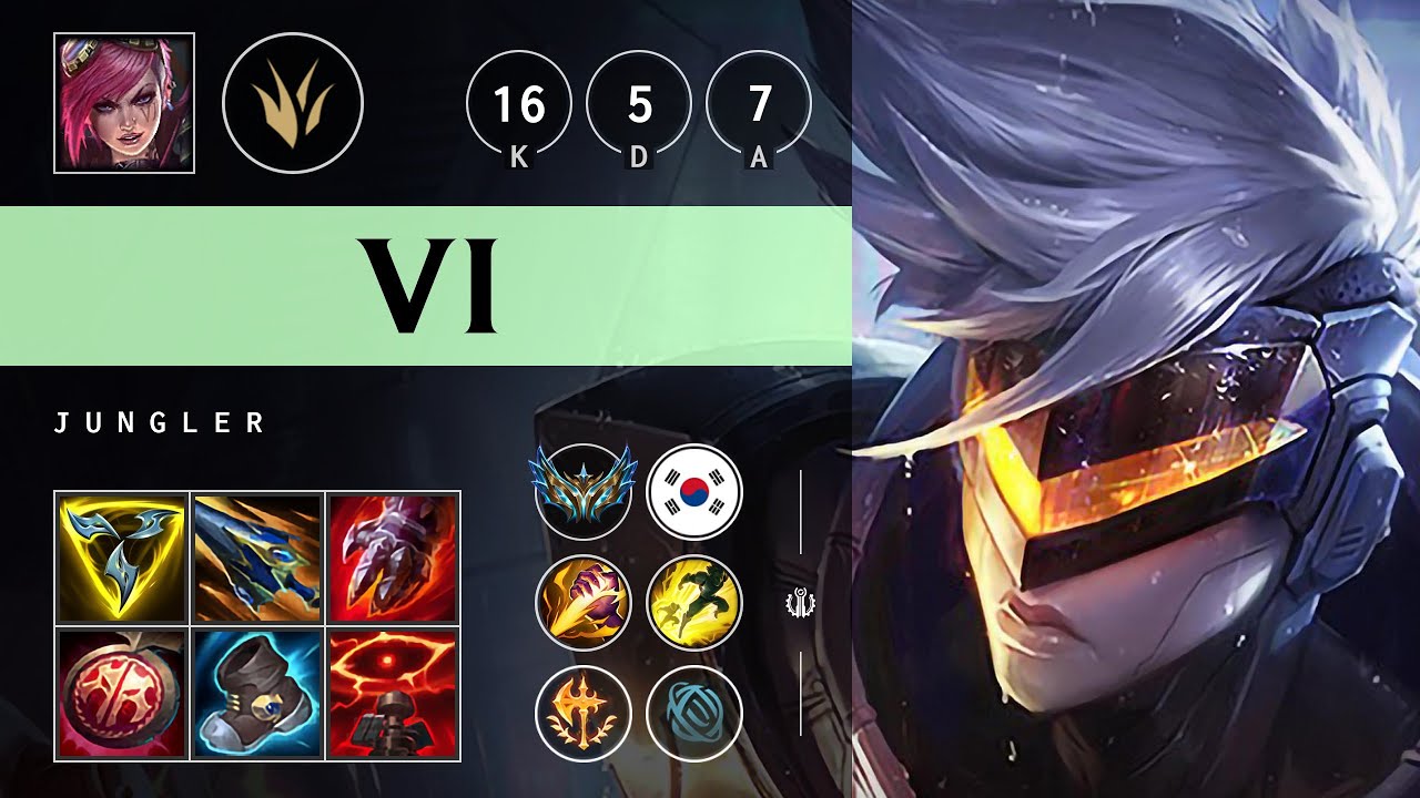 Vi Jungle vs Viego: Triple Kill, Godlike - KR Challenger Patch 14.18