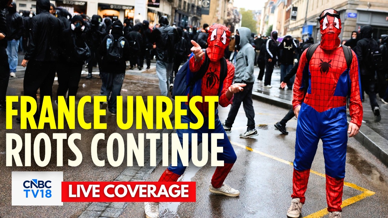 FRANCE Protest LIVE: Thousands March in French Cities Amid 70,000+ Heavy Security | Paris | N18G