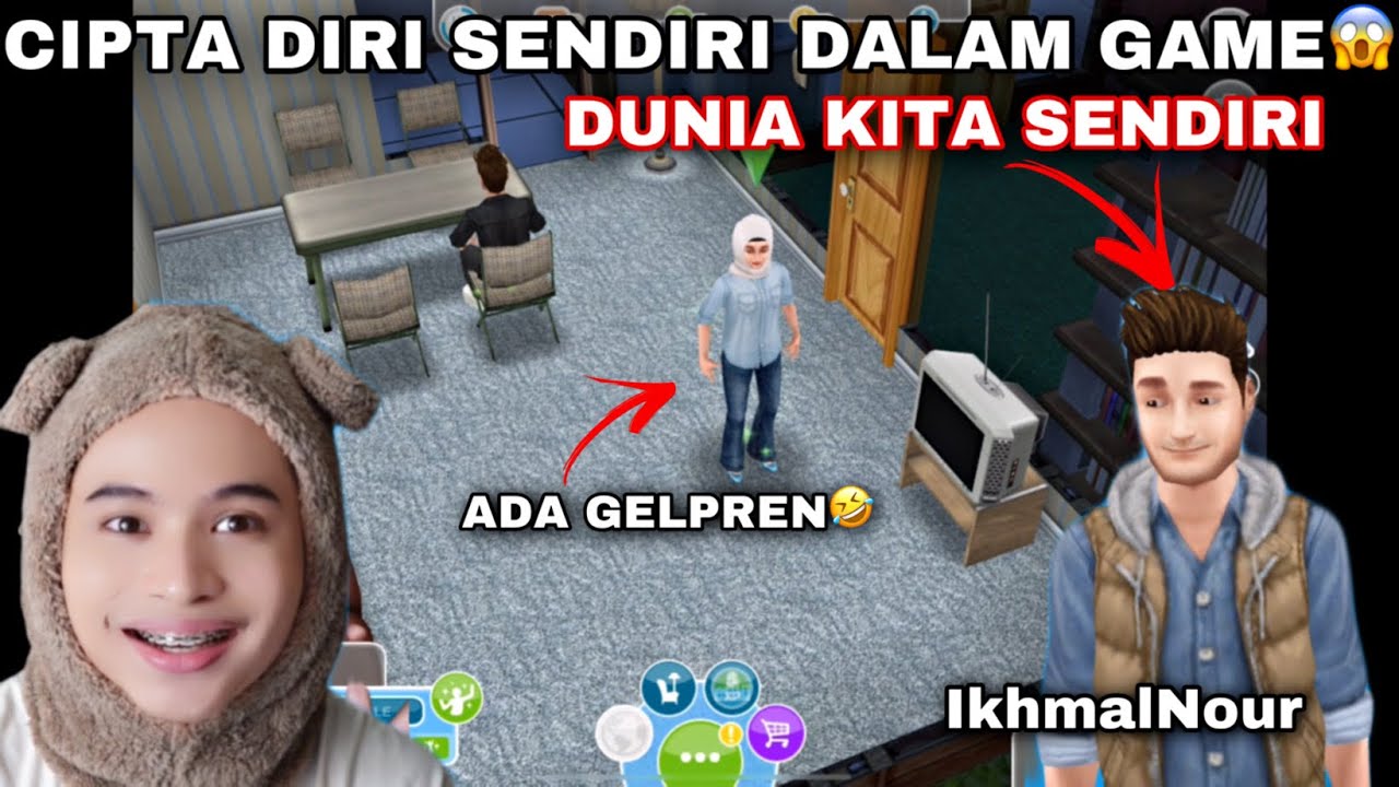 AKU CIPTA DIRI SENDIRI DALAM GAME😱| BOLEH KAWEN😭| ADA GIRLFRIEND❗️| DUNIA KITA SENDIRI!!!