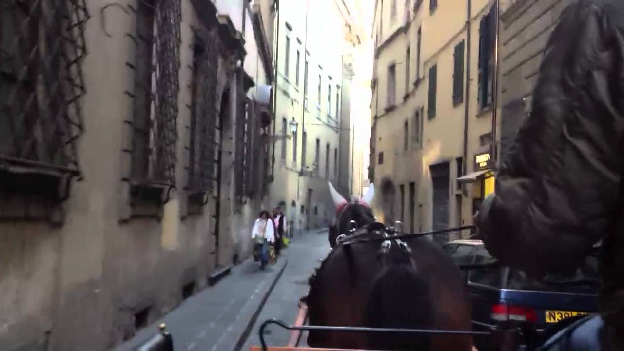 Carriage ride in Florence