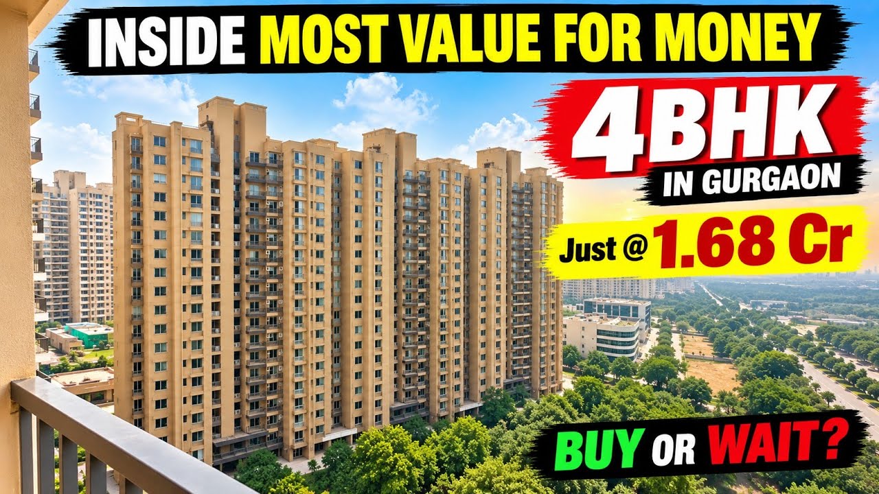 Inside Gurgaon's Most Value For Money 4BHK! 😱 | SARE Homes Sector 92