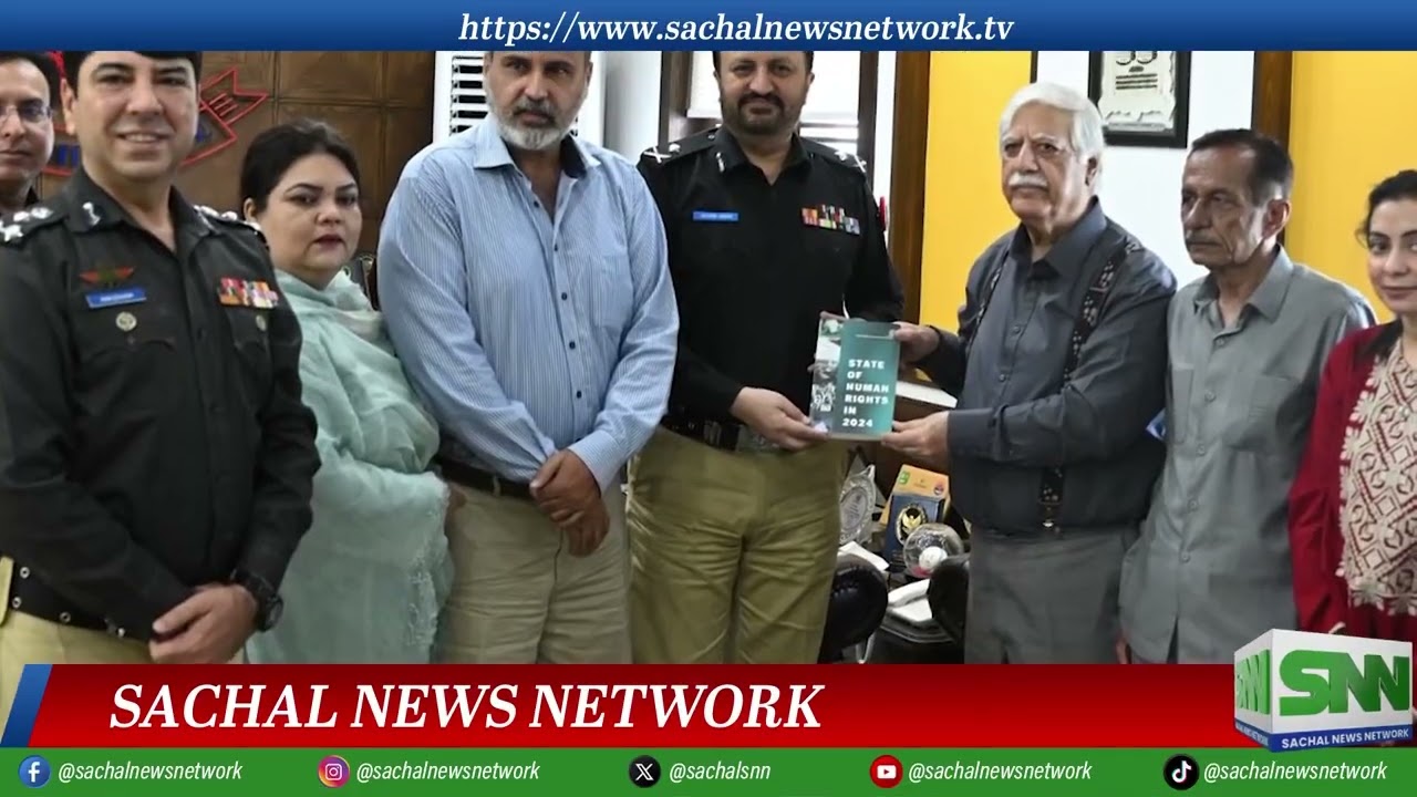 Sindh IGP Meets HRCP Delegation   Discusses Human Rights Protection and Police Reforms