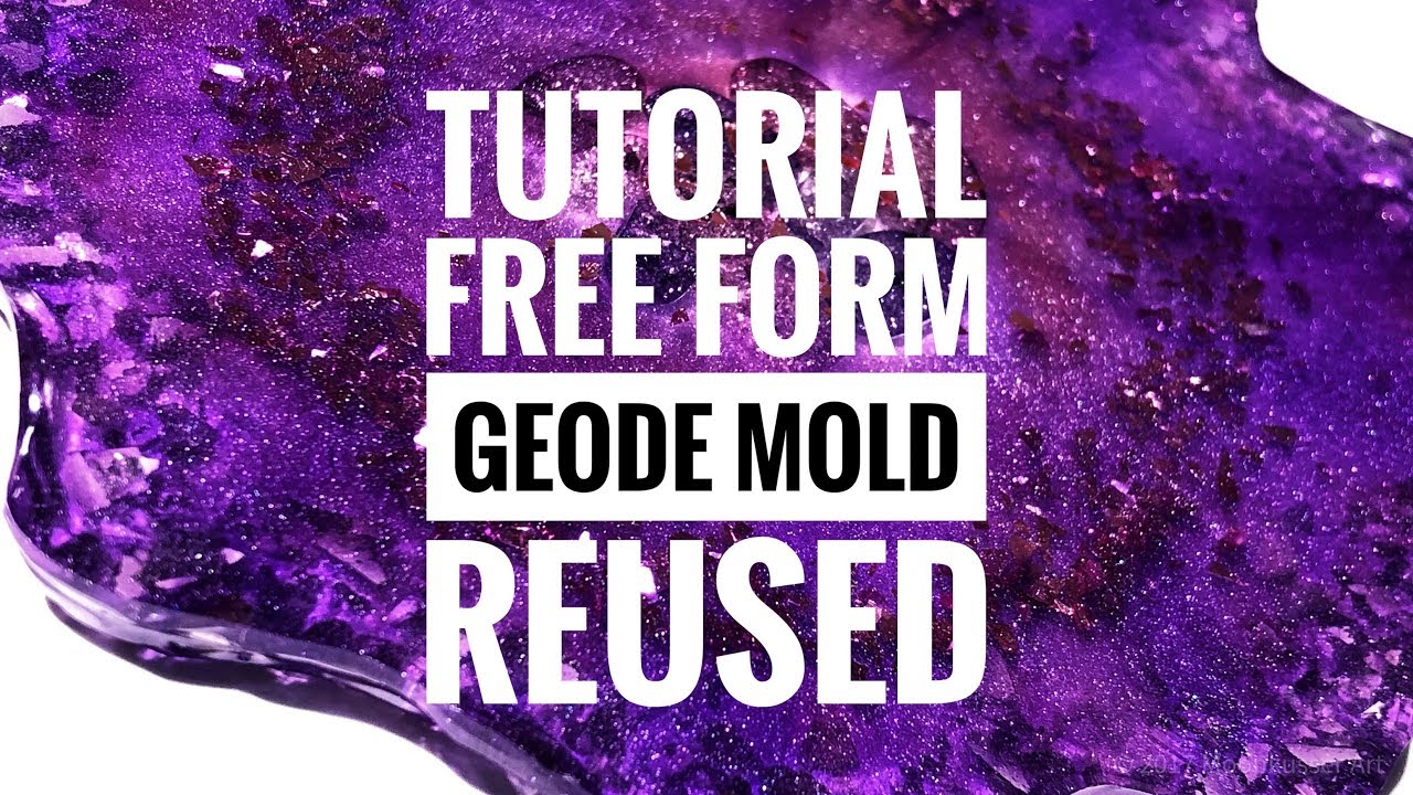Tutorial - Geode Resin Mold Reused