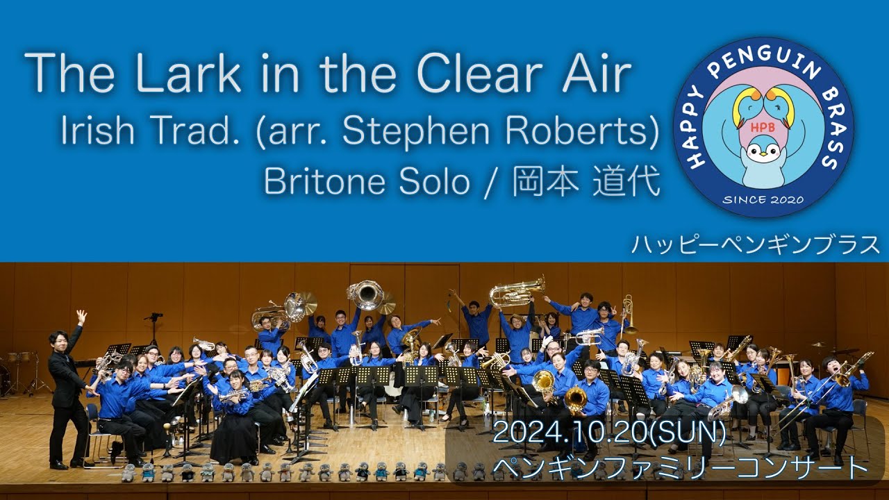 The Lark in the Clear Air Baritone Solo / AirIrish Trad. arr. Stephen Roberts