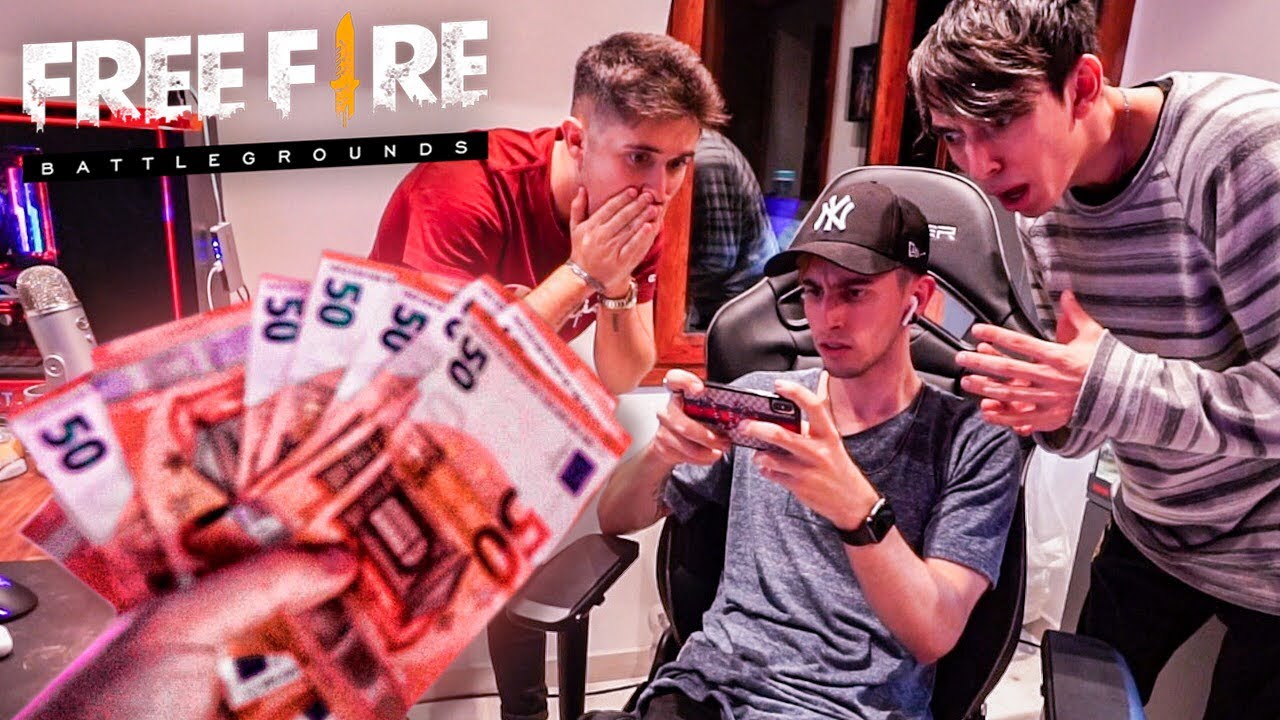 LE DOY 50€ POR KILL A ROBLEIS EN FREE FIREE!! **no lo creerás** [Shooter]