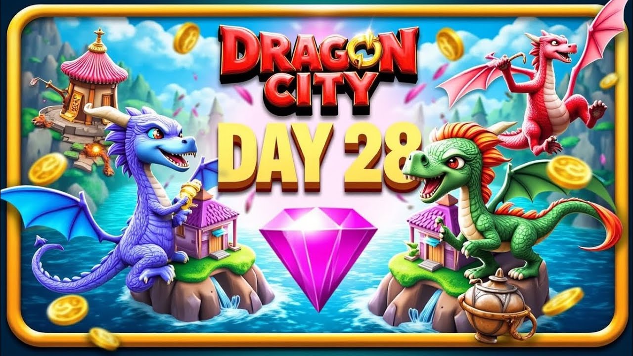 Dragon City Day 28 – Huge Gold Farming Boost & Resource Upgrades! 💰🐉 F2P Progress (No Commentary)