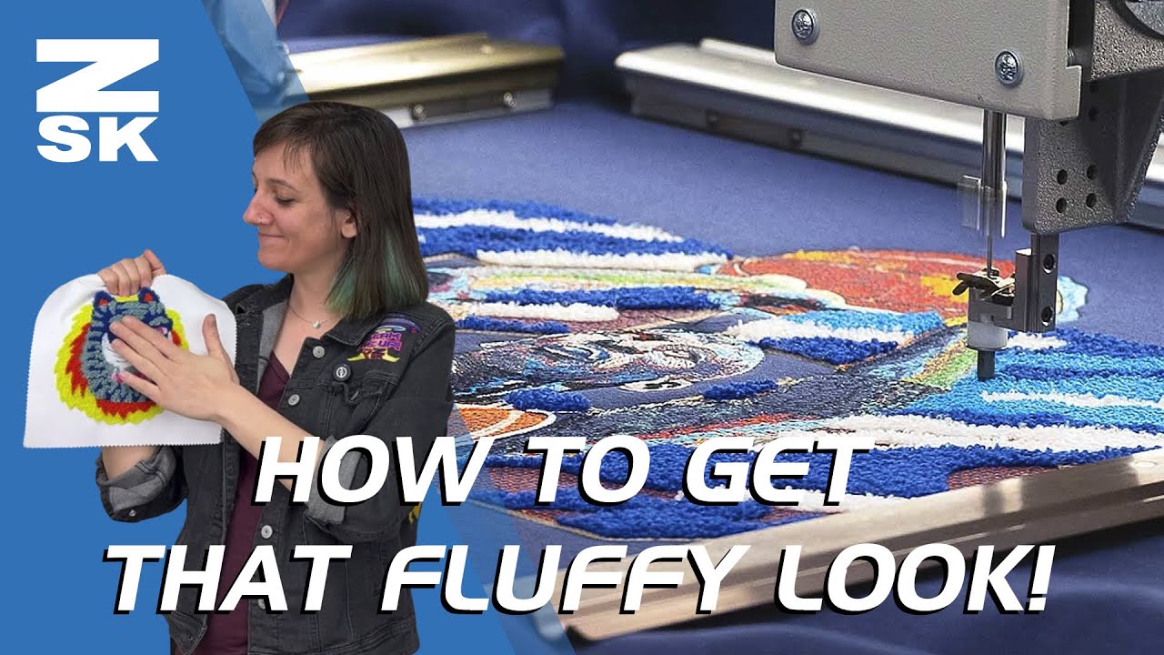How to Get That Fluffy Look? - Chenille Embroidery Explained!