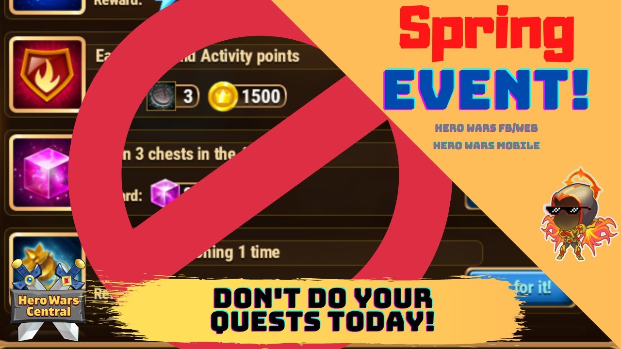 Don't Do Your Dailies! Spring Event Is Here! | Hero Wars