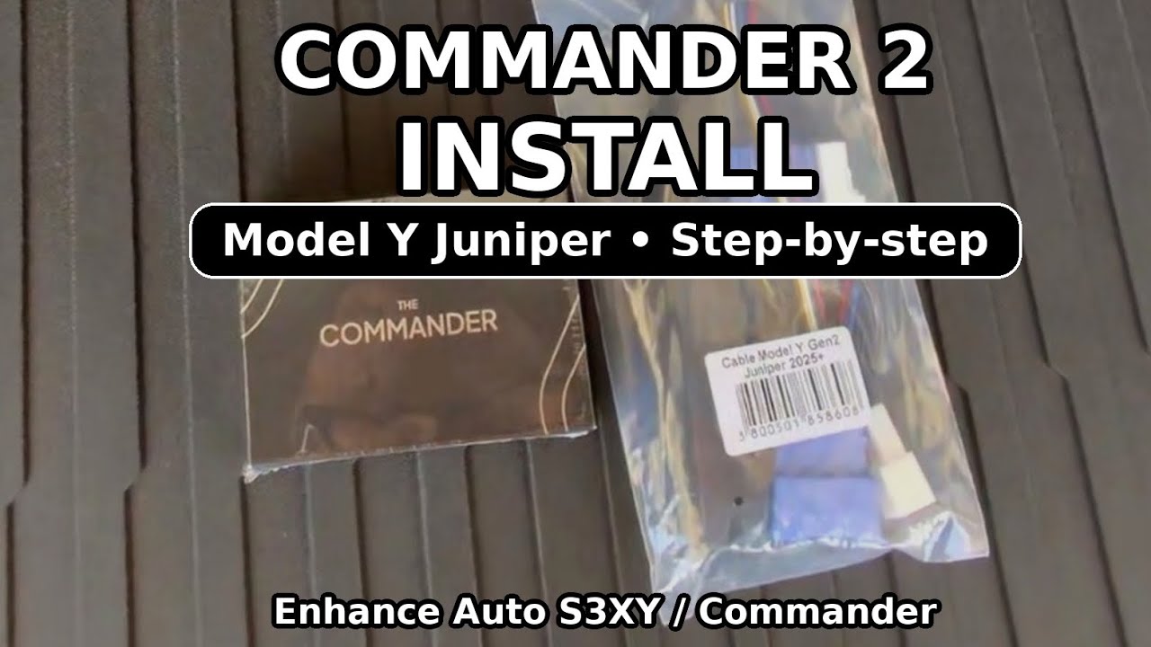 Enhance Auto Commander 2 Install (Model Y Juniper) | Step-by-Step Tutorial