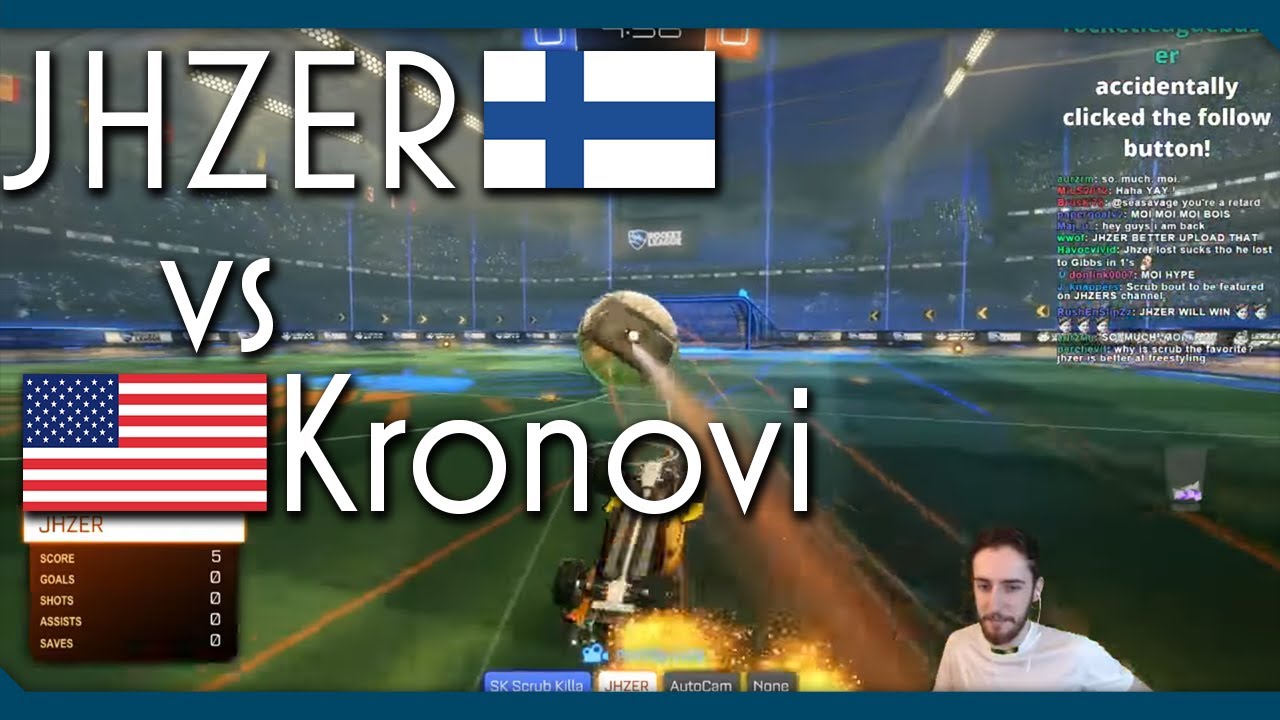 Rocket League | JHZER vs KRONOVI | 1v1 Showmatch