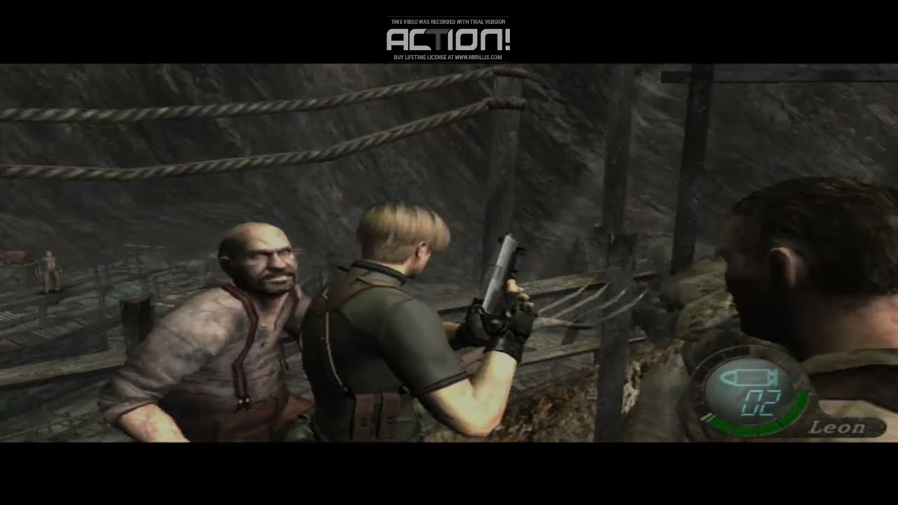 jogando resident evil 4 até morrer