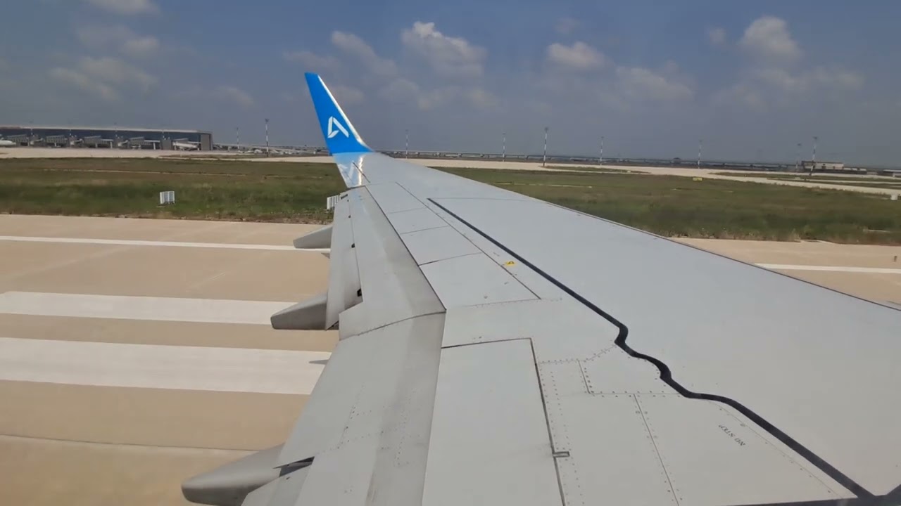 ÇUKUROVA ULUSLARARASI HAVALİMANI TAXİ AND TAKEOFF