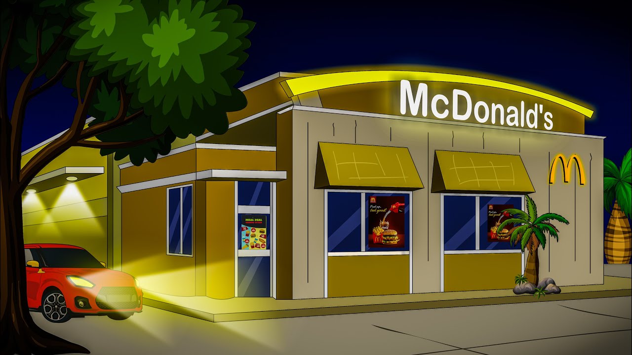 4 РЕАЛЬНЫЕ СТРАШНЫЕ ИСТОРИИ ИЗ MCDONALD'S (АНИМАЦИЯ)