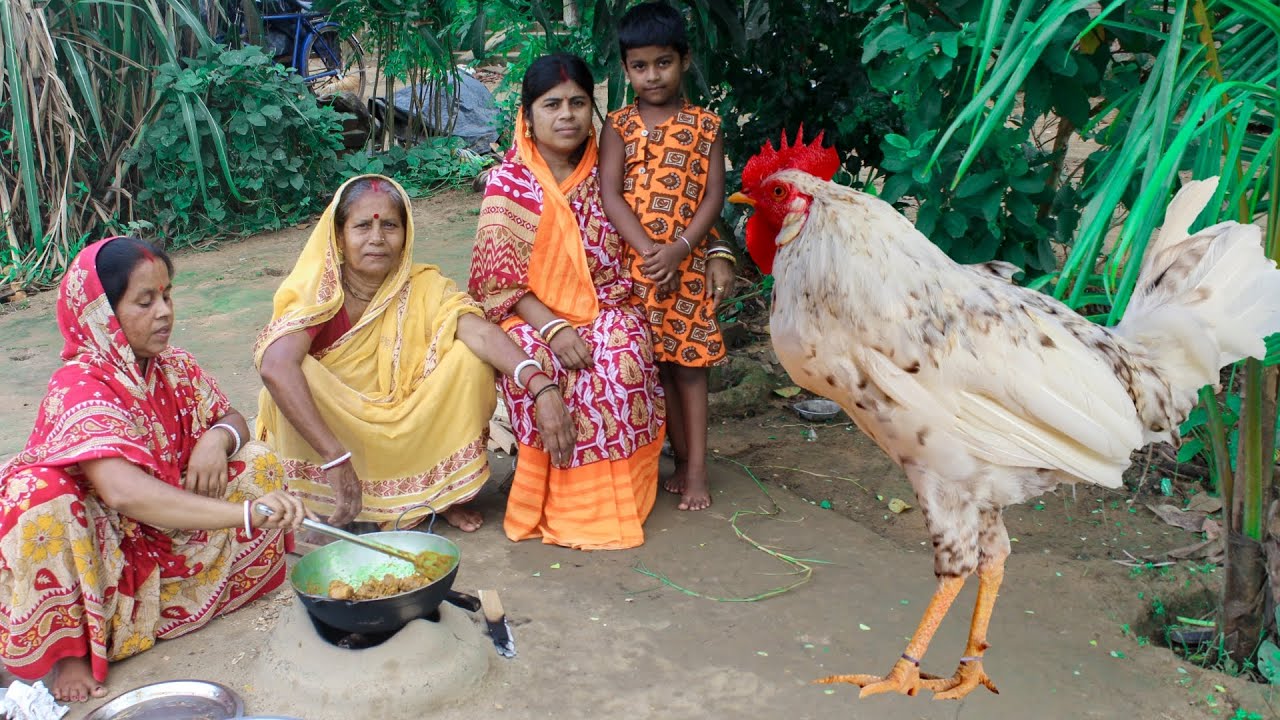আলু দিয়ে দেশি মুরগির ঝোল | Country Chicken Gravy | Village Style Murga Curry |