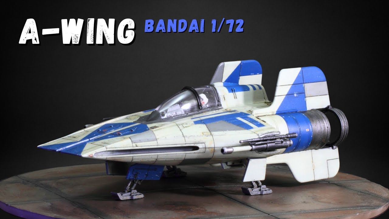 Bandai A-WING with Unique Color Scheme | 1/72 scale | Full Build