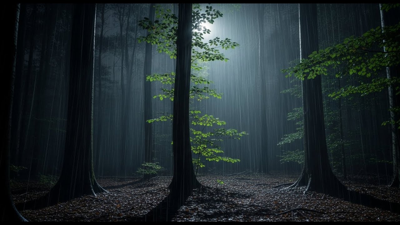 Natural Rain & Piano – Fall Asleep Faster