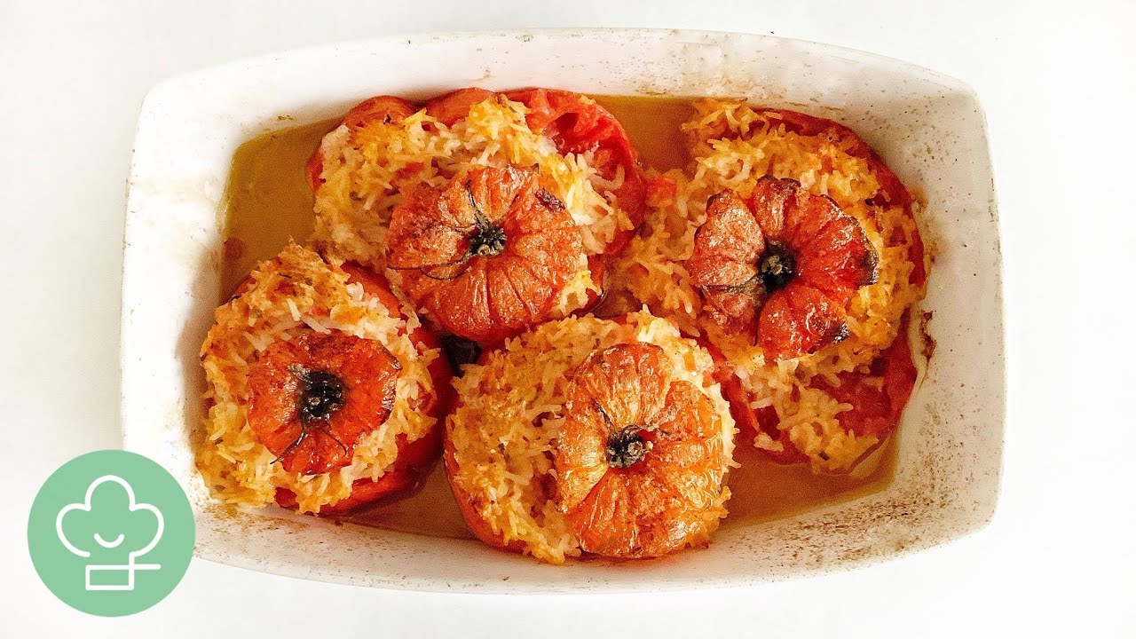 Tomates farcies aux riz [ Facile / Pas cher / Rapide ]