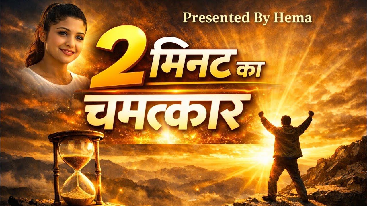 ⭐ प्रेरणादायक कहानी – “दो मिनट का चमत्कार” (Quiet & Deep) #Hemamotivation