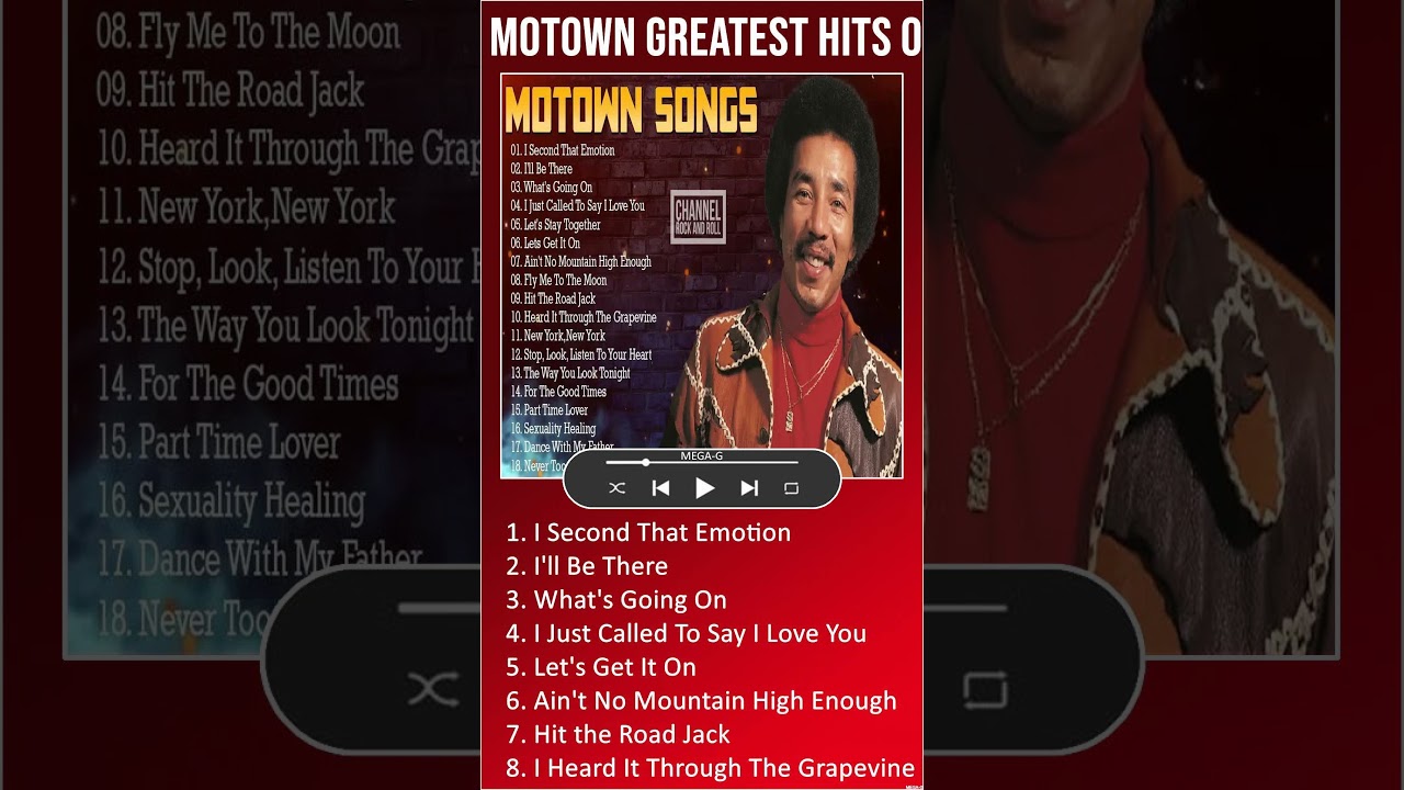 Motown Greatest Hits Of The 70s - Smokey Robinson, Jackson 5, Marvin Gaye, Al Green, Luthe #shorts