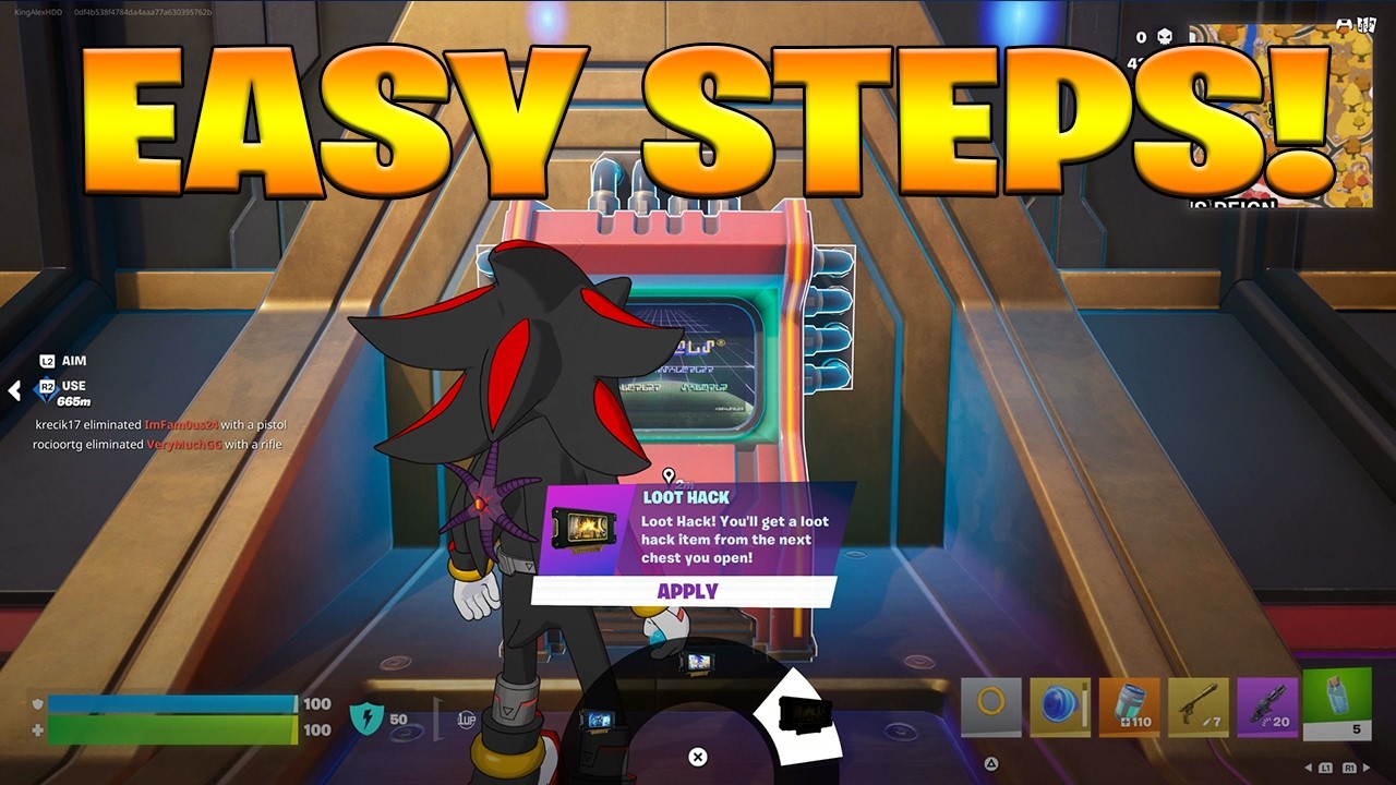 Как получить хак на лут с помощью оверрайдов на консолях в Fortnite! (ПРОСТЫЕ ШАГИ)