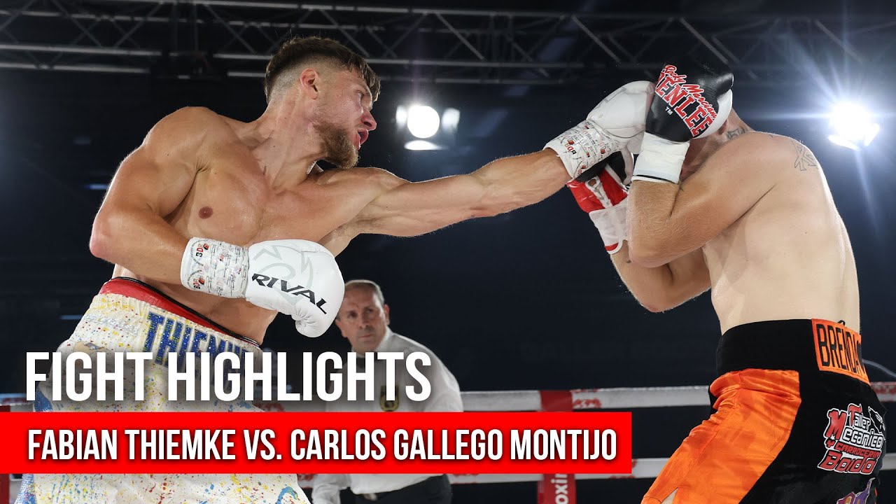 FABIAN THIEMKE VS. CARLOS GALLEGO MONTIJO | FIGHT HIGHLIGHTS