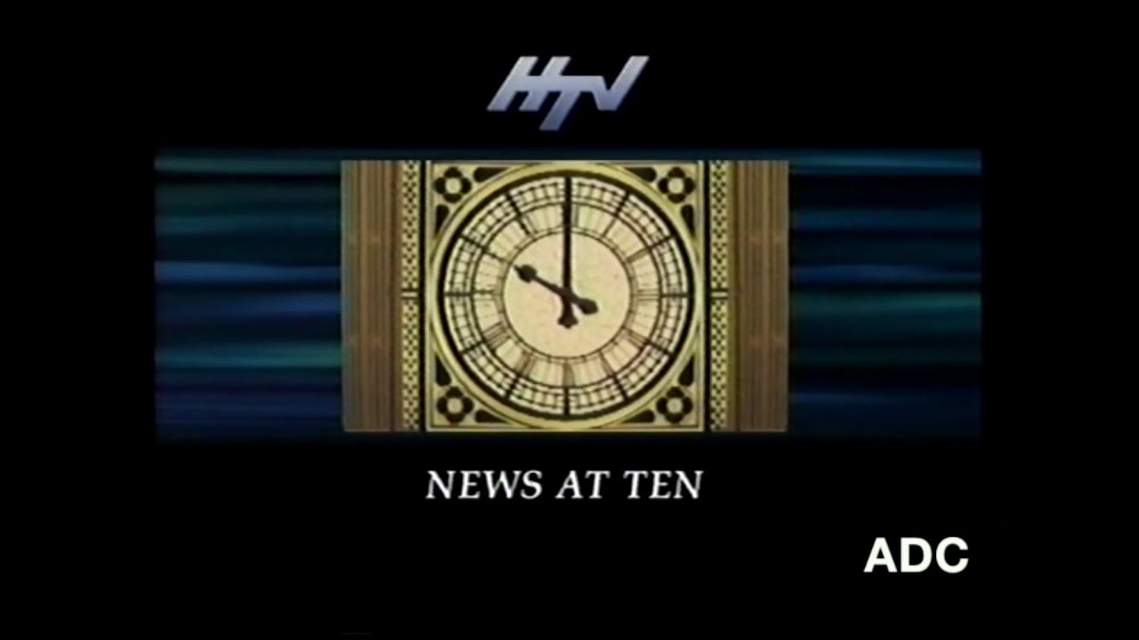 HTV West adverts & link announcer Peter Crawford 1990