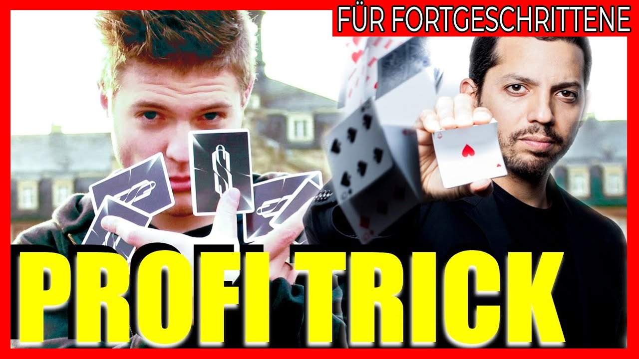 PROFI KARTENTRICK WIE VON DAVID BLAINE (Jimmy Fallon Performance)