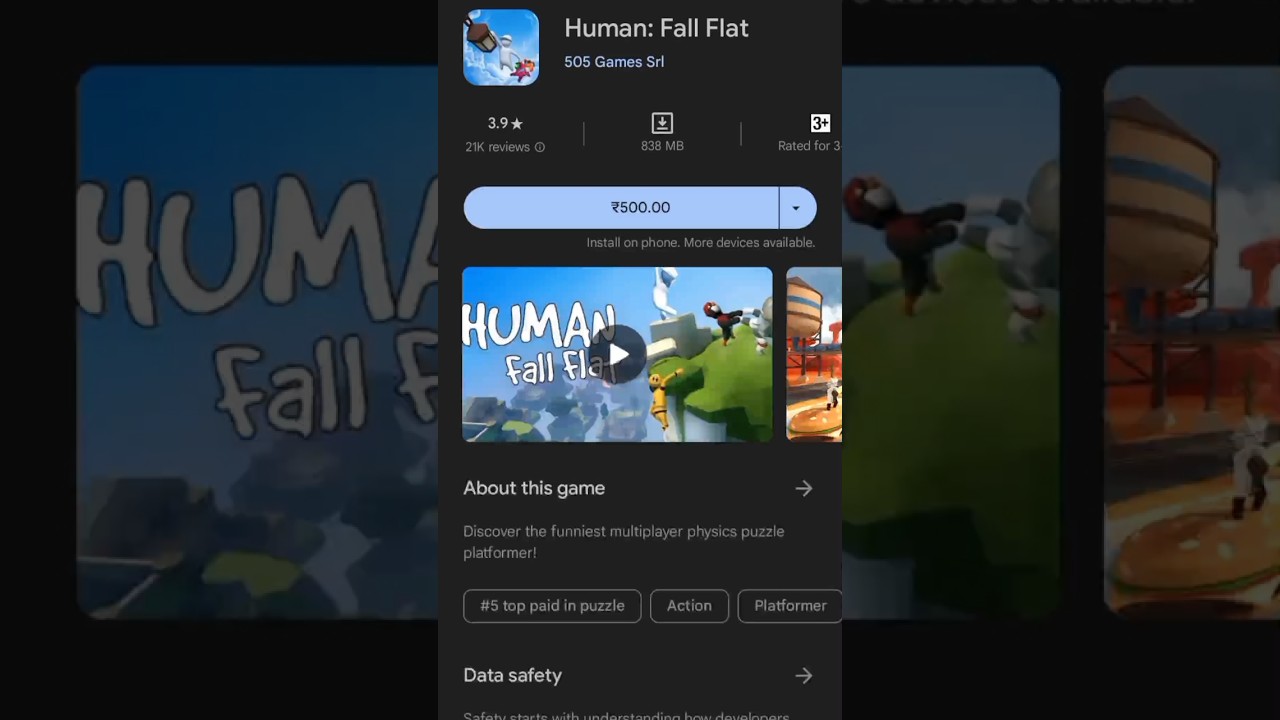 human fall flate free me kese download kare | how to download human fall flate free| 💯 real |100%