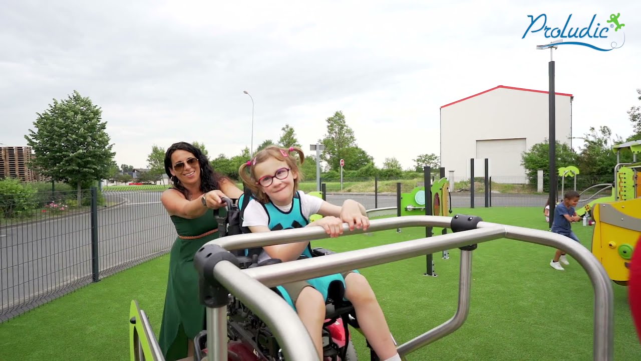 Inclusive Wheelchair Accessible Seesaw (J987) - Inclusive Outdoor Playground Equipment