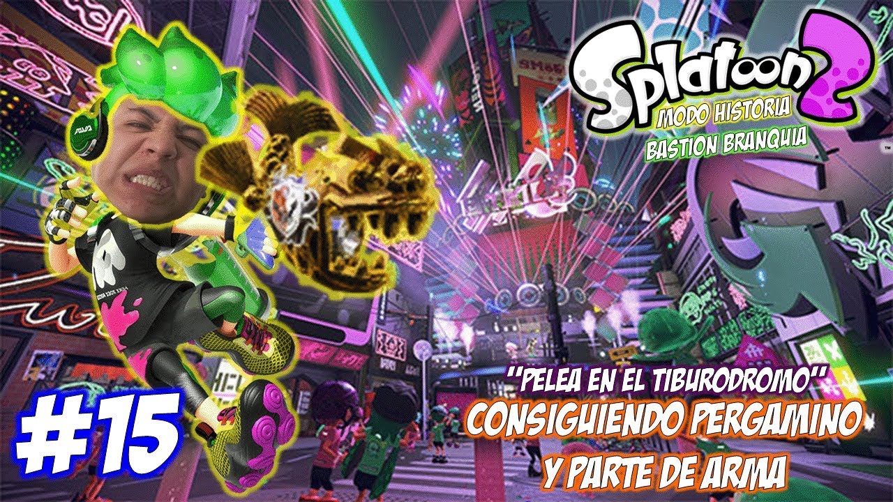 Splatoon 2 -Modo Historia #15 - Bastion Branquia - Pelea en el Tiburodromo